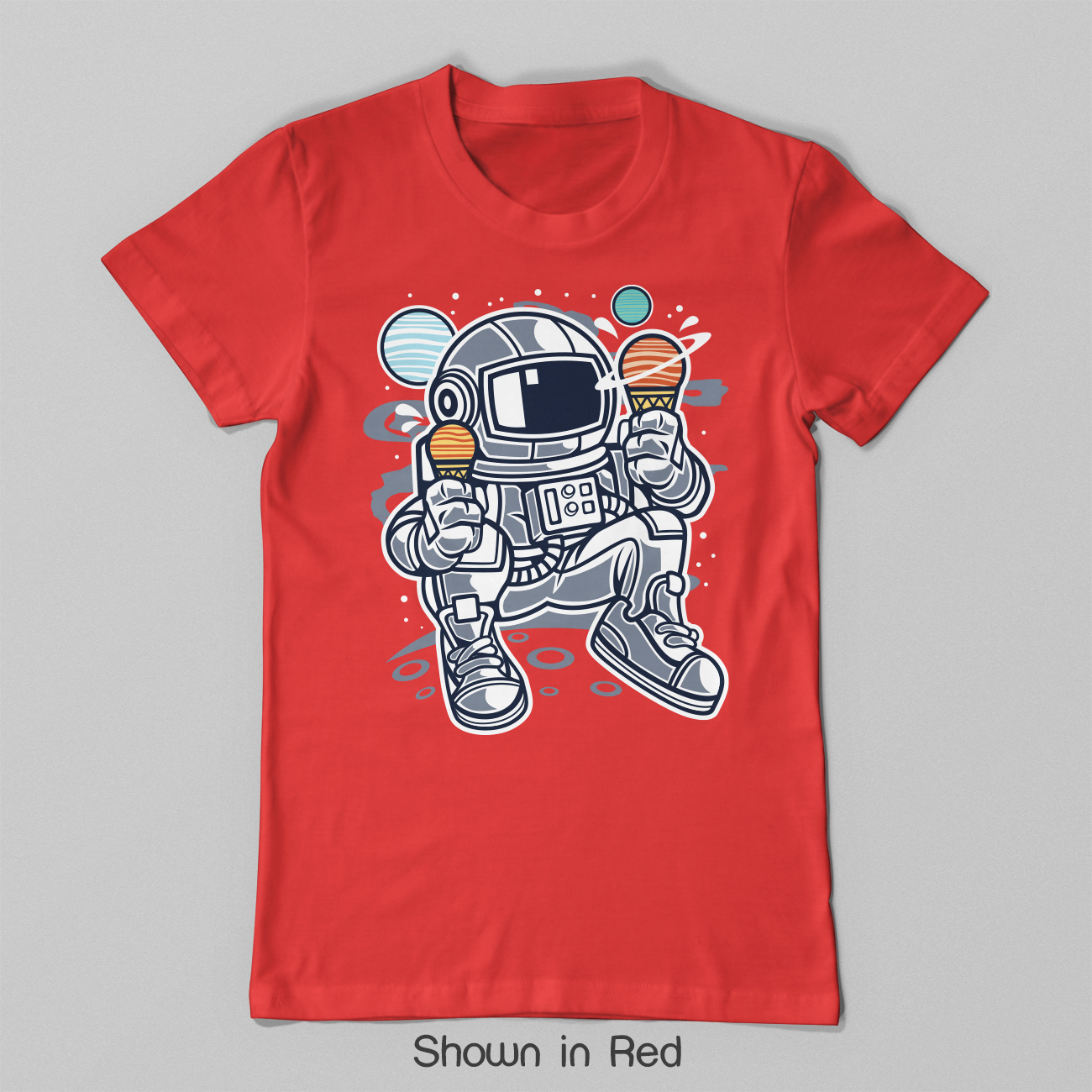 Astronaut Ice Cream Space Need Geek Tee Shirt image 7
