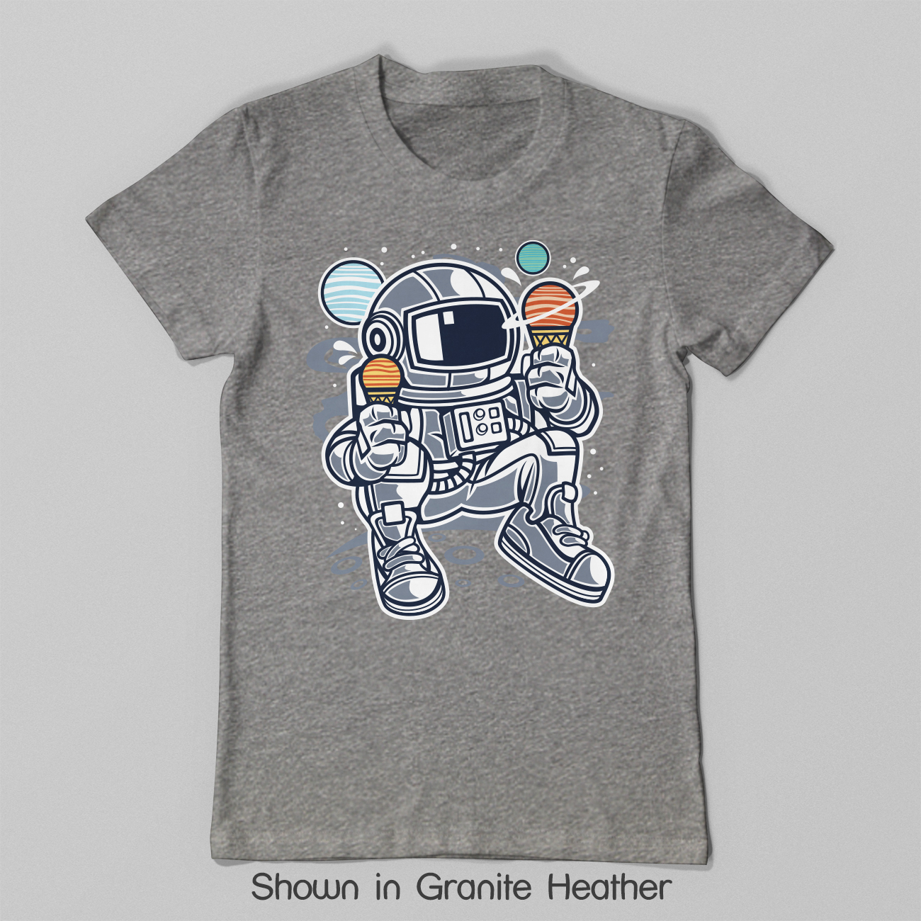 Astronaut Ice Cream Space Need Geek Tee Shirt image 3