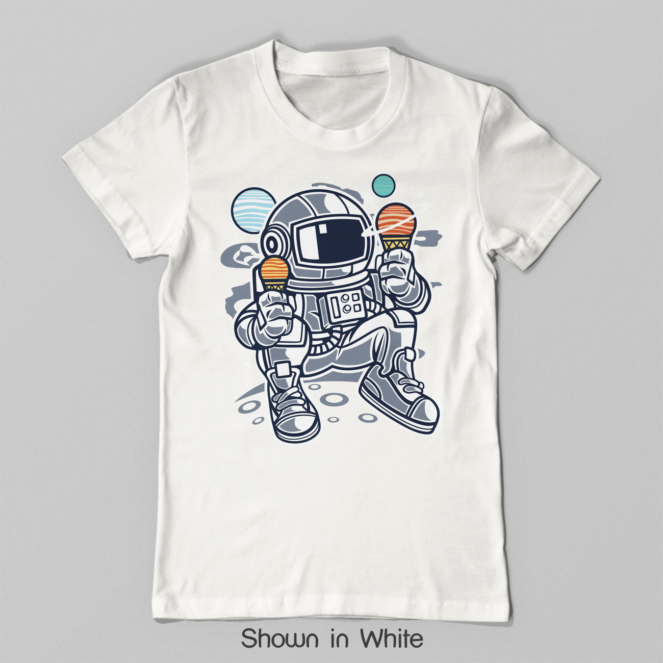 Astronaut Ice Cream Space Need Geek Tee Shirt image 8