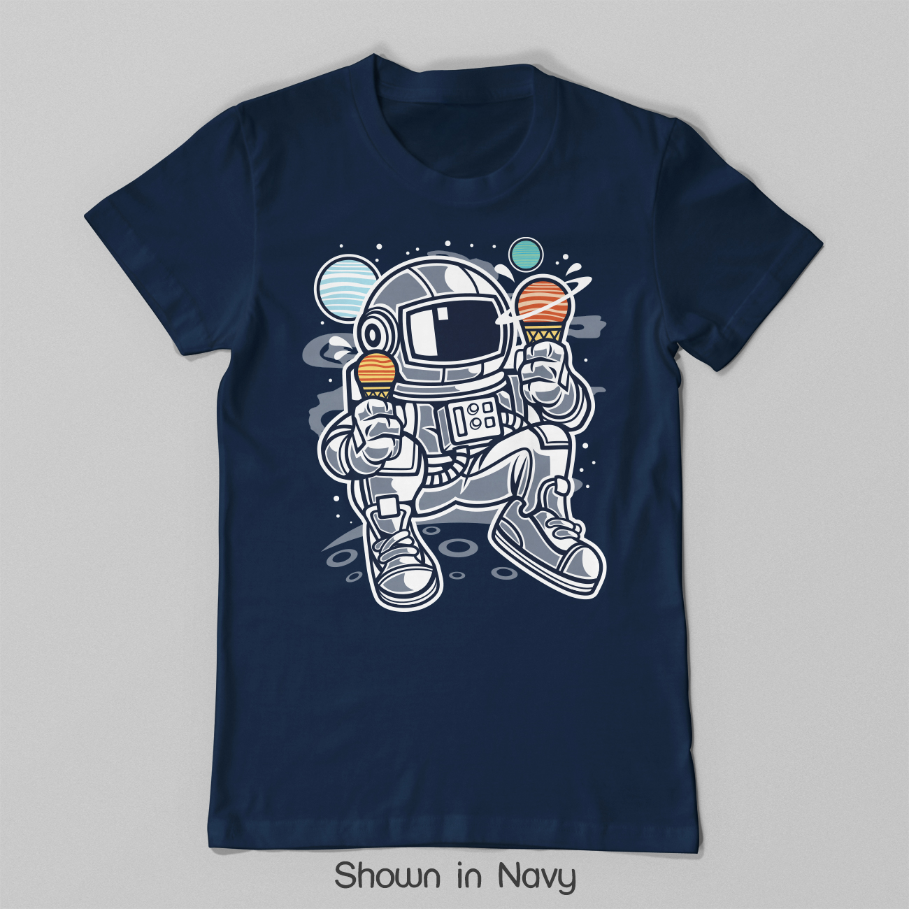 Astronaut Ice Cream Space Need Geek Tee Shirt image 6