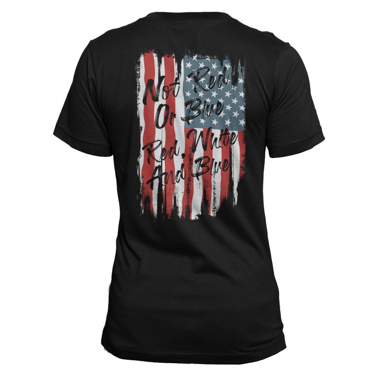 American Flag Republicans Democrats United as Red White And Blue