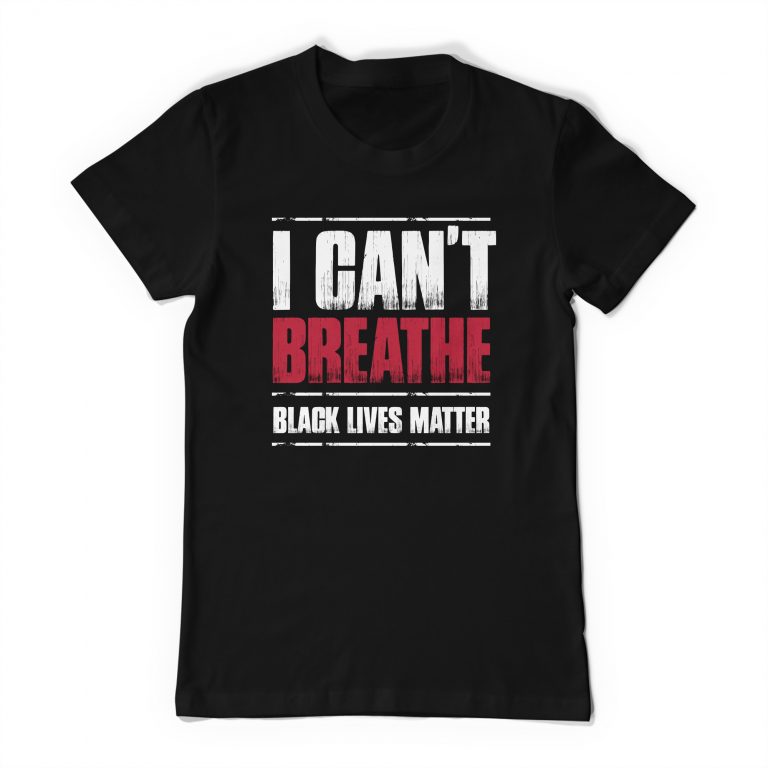 I Can't Breathe Black Lives Matter BLM Tee Shirt
