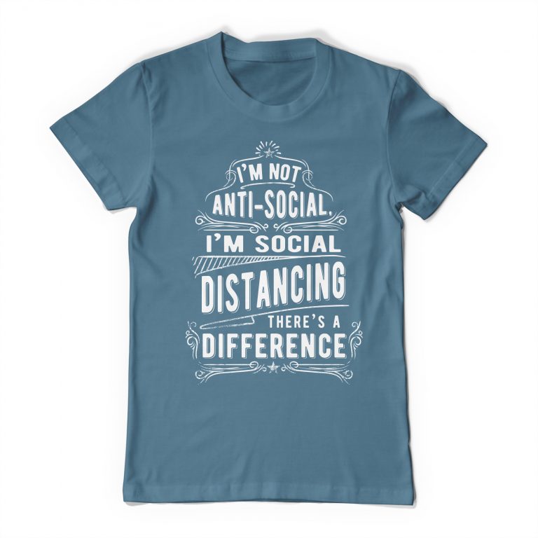 I'm just Social Distancing Tee Shirt