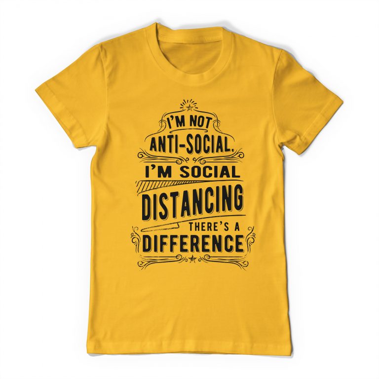 I'm Just Social Distancing Tee Shirt